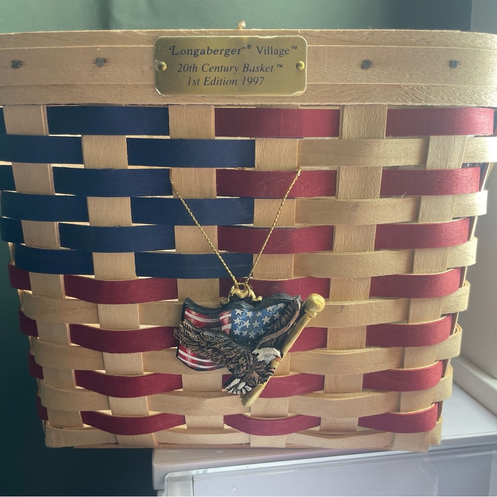 NEW Longaberger Village 20th Century Basket 1st Edition 1997